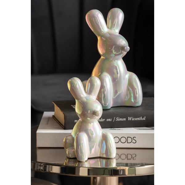 Statuetta (altezza totale 20 cm) Balloon Bunny – PT LIVING-image-1