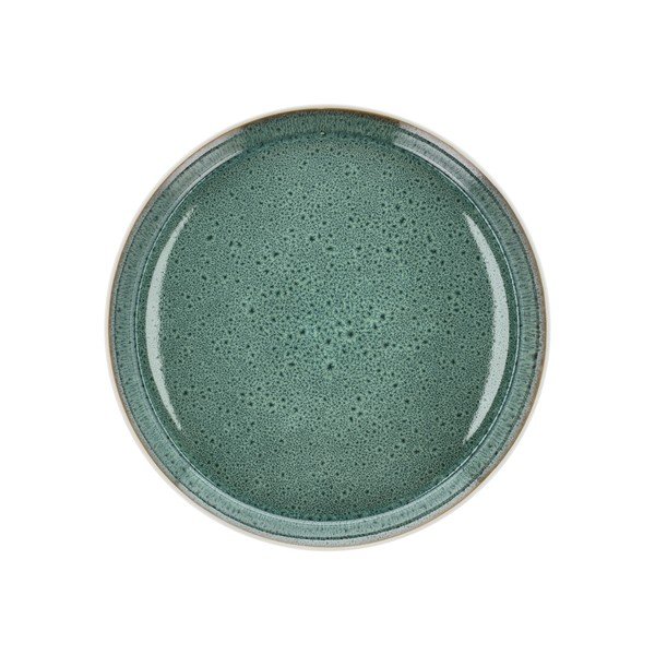 Piatto bianco/verde in gres ø 27 cm Gastro White/Green – Bitz