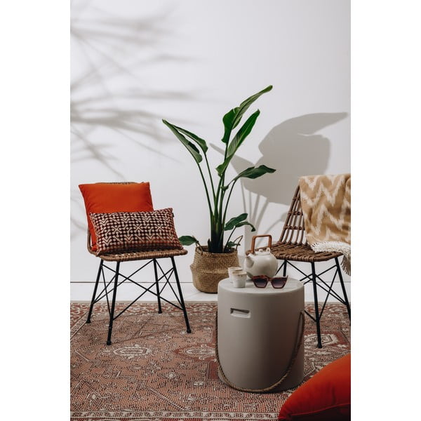 Plaid marrone con contenuto di cotone , 140 x 180 cm Mallorca - Euromant-image-3