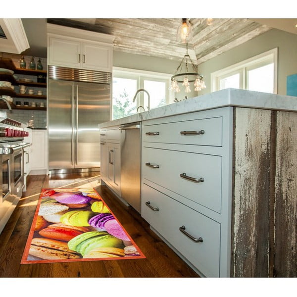 Tappeto da cucina altamente resistente Webtappeti Macarons, 60 x 220 cm - Floorita-image-1
