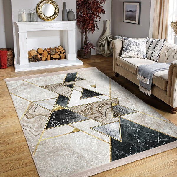 Tappeto beige 160x230 cm - Mila Home-image-3