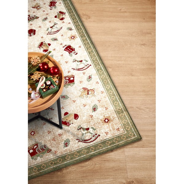 Passatoia verde natalizia in cotone 80x200 cm Toy's Delight Green Christmas - Villeroy&Boch-image-2