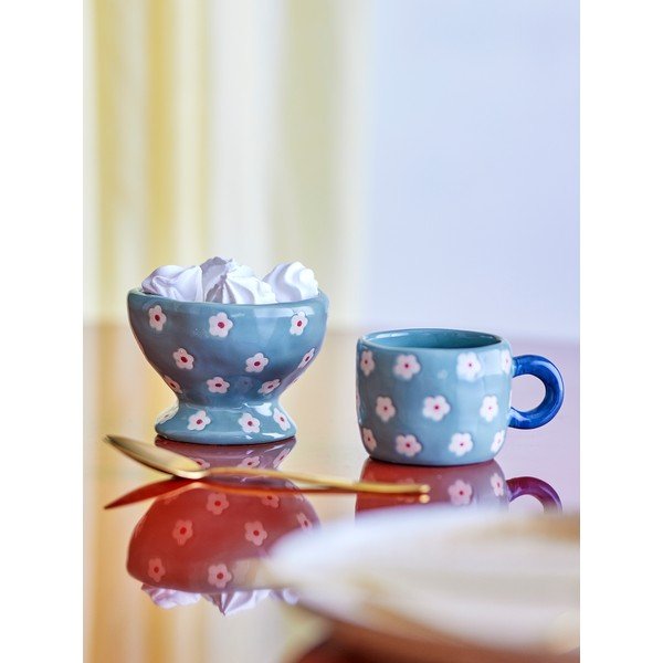 Ciotola per bambini blu in ceramica ø 9 cm Nini – Bloomingville-image-2