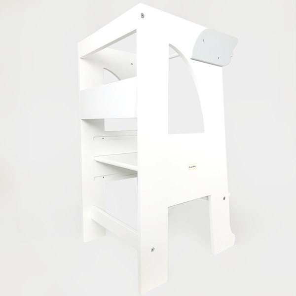 Barra bianca anteriore alla torre didattica Montessori - Rocket Baby-image-1