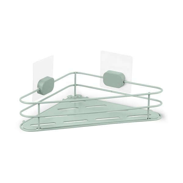 Mensola angolare verde autoportante in metallo per il bagno Grena - Compactor-image-2