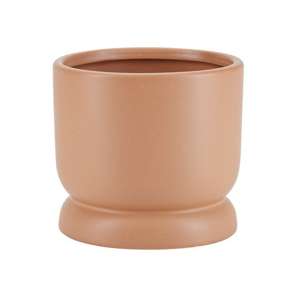 Vaso in ceramica marrone, ø 14 cm - Bahne & CO