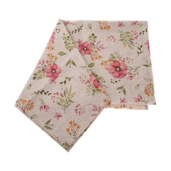 Tovaglia in misto lino adatta per pulizia con panno umido 140x140 cm – Dakls