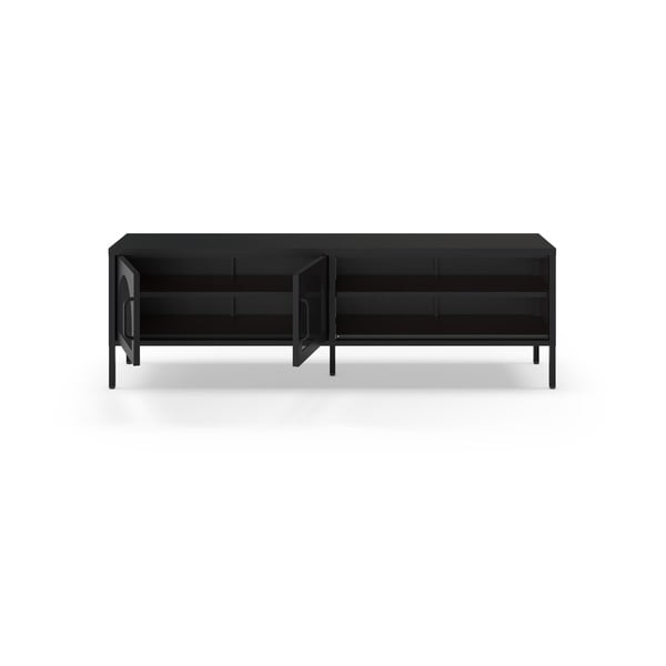 Mobile TV nero 160x50 cm Diora - Marckeric-image-2