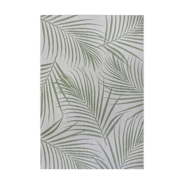 Tappeto per esterni grigio-verde Flora, 80 x 150 cm - Ragami