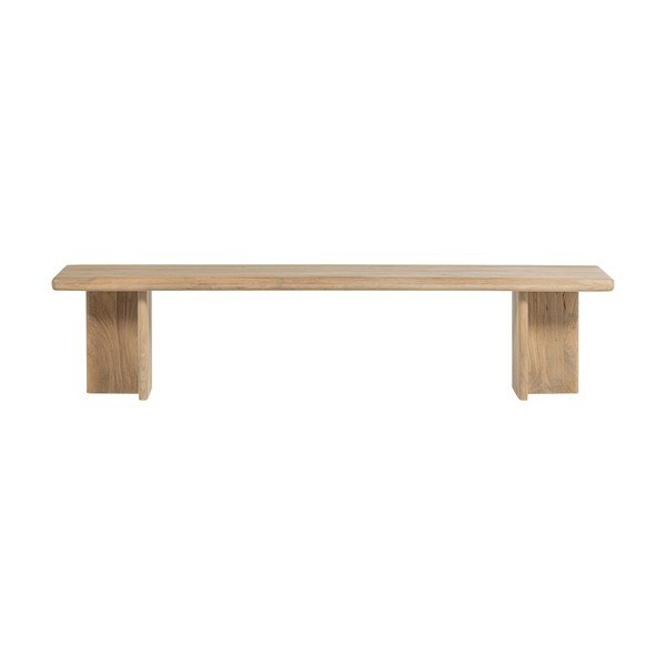 Panchina di colore naturale in legno massiccio Ato – WOOOD