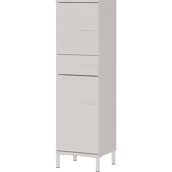 Mobile per bagno color crema opaco alto/stretto 34x123 cm Laurino – Germania