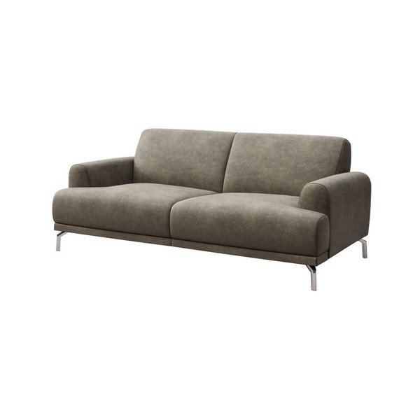 Divano in similpelle grigio, 170 cm Puzo - MESONICA-image-2