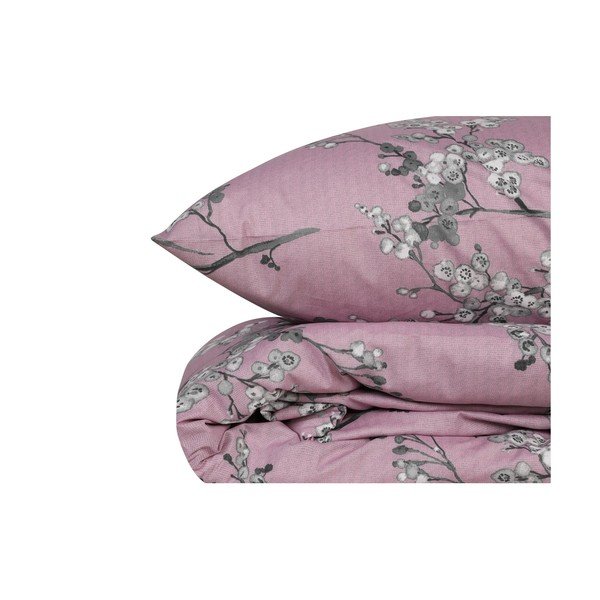 Biancheria da letto matrimoniale rosa  in cotone Renforcé 240x220 cm Chicory - Mijolnir-image-3