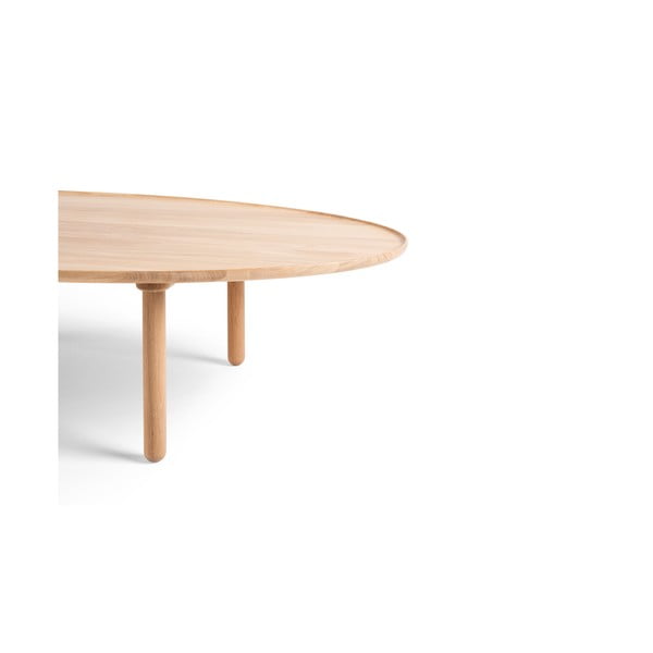 Tavolino in rovere naturale 65x120 cm Mu - Gazzda-image-4