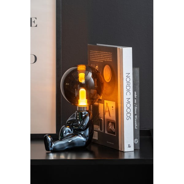 Lampada da tavolo per bambini grigia Joey – Leitmotiv-image-1