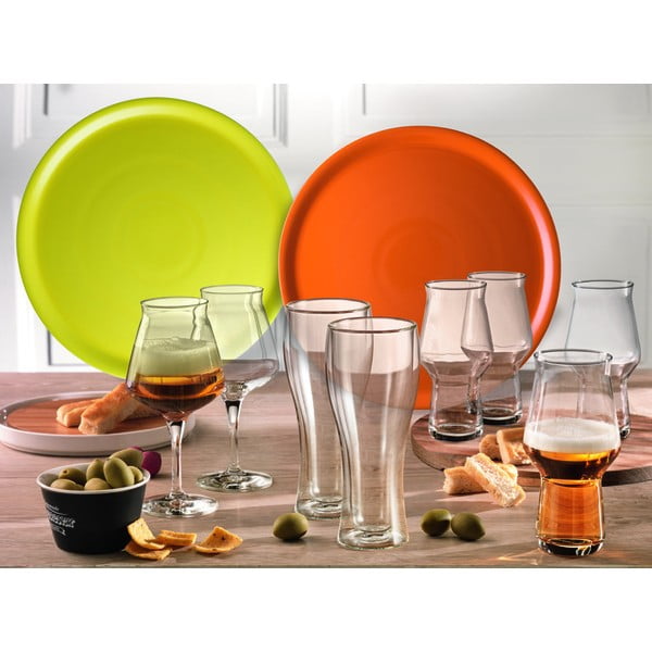 Piatto pizza in porcellana arancione Pizza, ⌀ 31 cm - Brandani-image-1