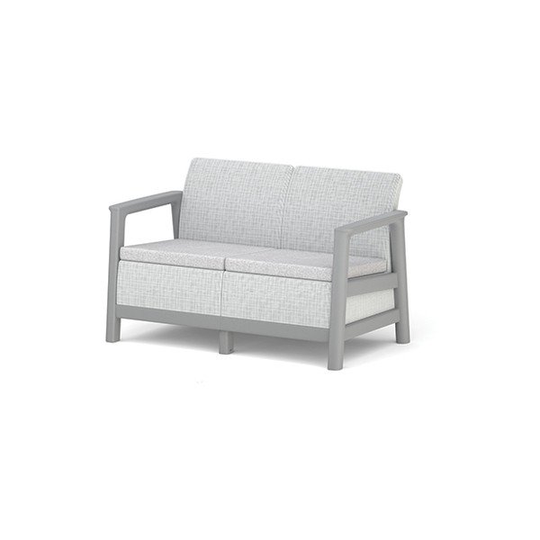 Divano da giardino grigio chiaro Scandi Linea – Keter