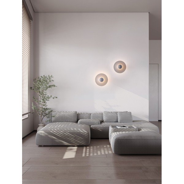 Lampada da parete LED blu polveroso in alluminio Edem – Nova Luce-image-1