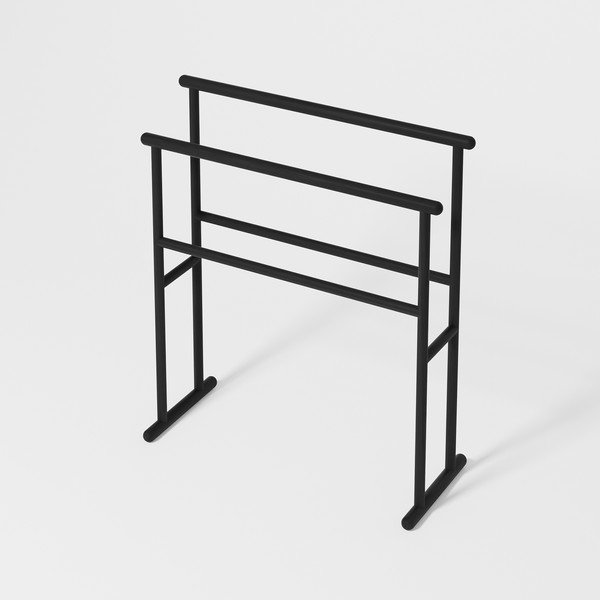 Portasciugamani in rovere nero Yoku - Wireworks-image-1