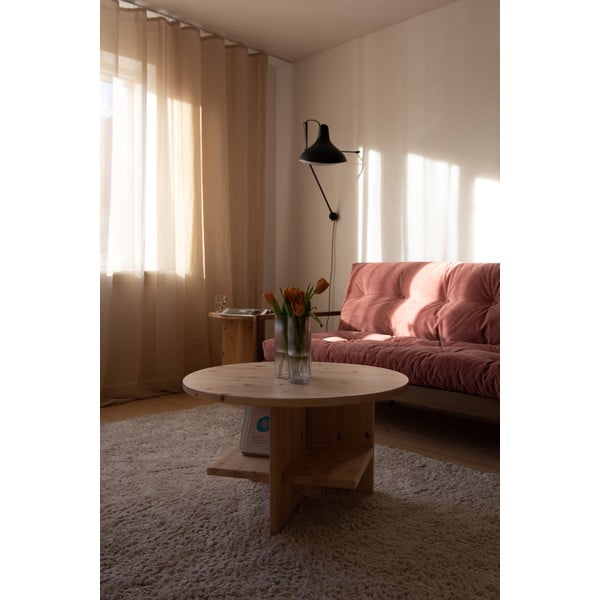 Tavolino rotondo in colore naturale Rondure - Karup Design-image-3