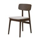 Sedia da pranzo marrone imbottito Livo – Unique Furniture