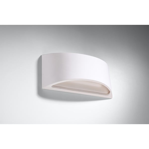 Lampada da parete bianca Farina - Sollux-image-1