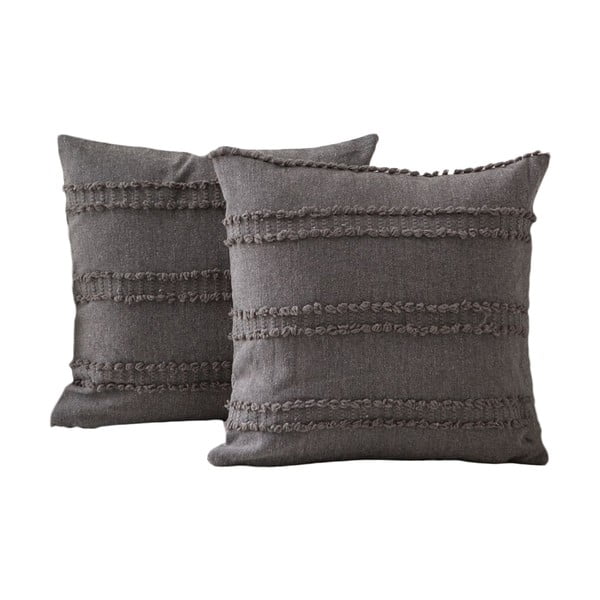 Federe decorative in set 2 pz 43x43 cm Tuffet – Mioli Decor