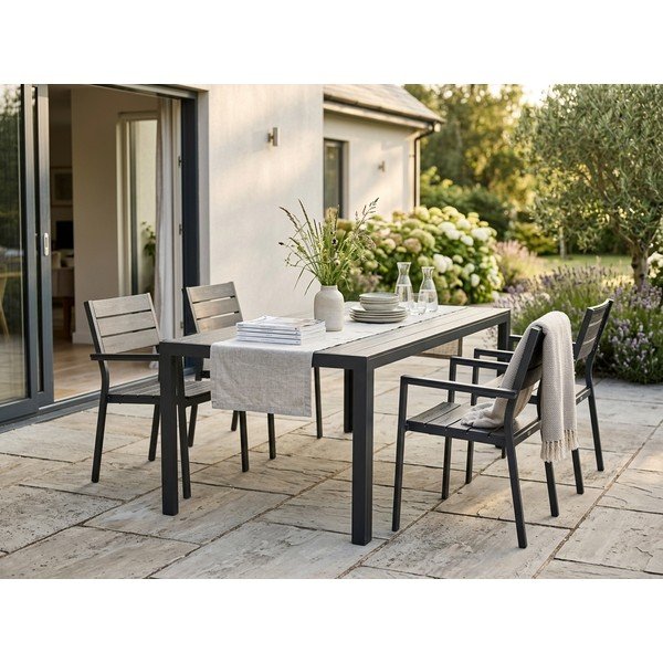 Tavolo da giardino con piano in legno d'arte , 205 x 90 cm Viking - Bonami Selection-image-3