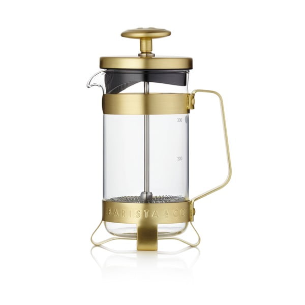 French press Barista 350 ml, zlatý