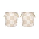 Set di cesti in tessuto 2 pz ø 32x32 cm Chess – OYOY Living Design