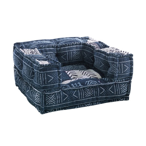 Poltrona componibile bianca/blu Yara – Tomasucci