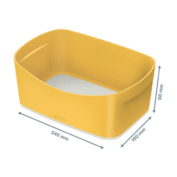Scatola portaoggetti da tavolo gialla MyBox - Leitz-image-4