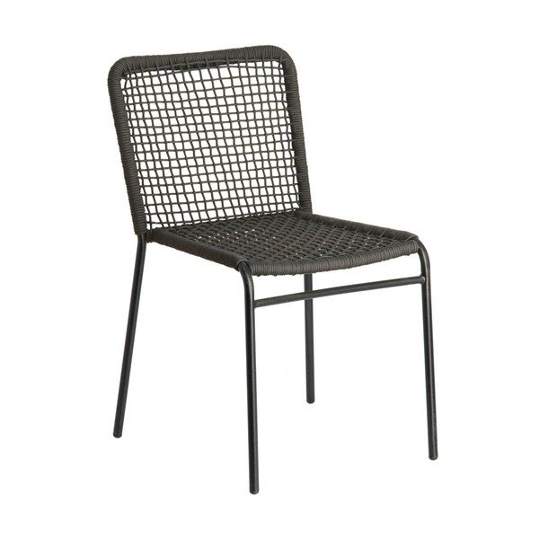 Šedá židle La Forma Mandyra