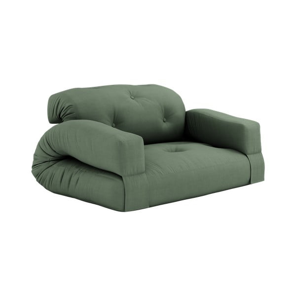 Divano letto verde 140 cm Hippo - Karup Design