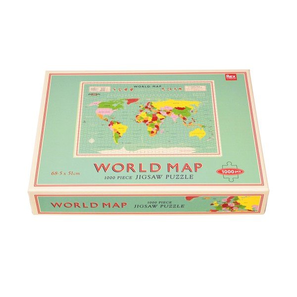 Puzzle 1000 pezzi World Map - Rex London-image-3
