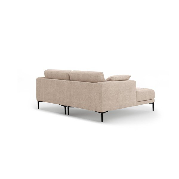 Divano angolare marrone chiaro (con penisola a sinistra/con chaise lounge) Bemy – Micadoni -image-2