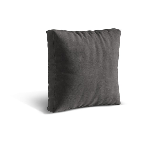 Cuscino per divano componibile grigio con rivestimento in velluto Martina – Micadoni -image-1