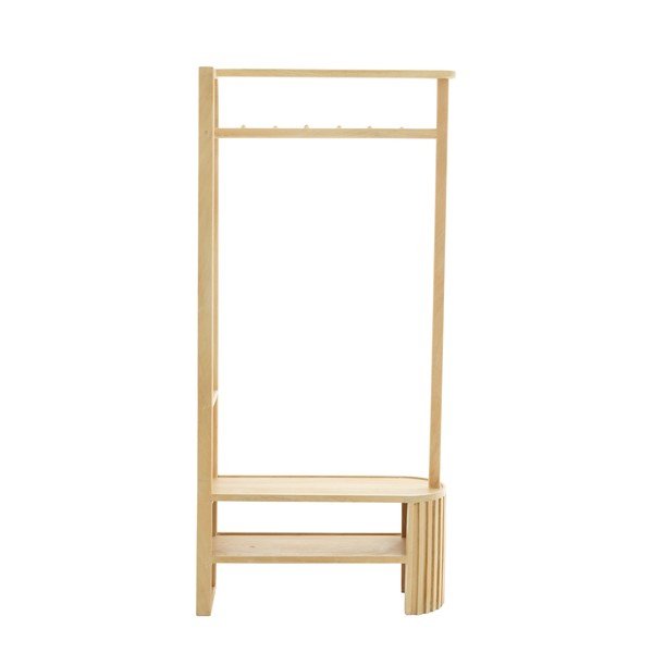 Set da ingresso in legno di mango in colore naturale 85x180x30 cm Gaios - Light & Living-image-3