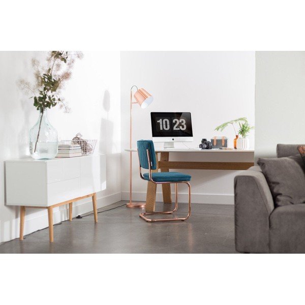 Lampada da terra Buckle Head in rame - Zuiver-image-1