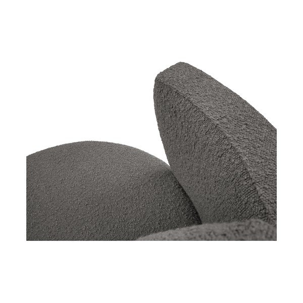 Poltrona girevole grigio scuro Nael - Interieurs 86-image-1