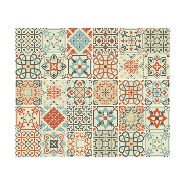 Set di 30 adesivi murali decorativi Vérone, 15 x 15 cm - Ambiance-image-2