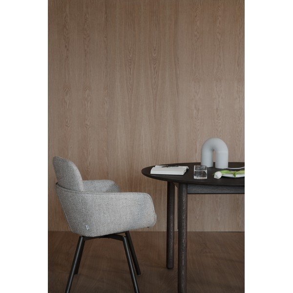 Tavolo da pranzo rotondo in rovere massiccio allungabile ø 120 cm Derrymore – Rowico-image-4
