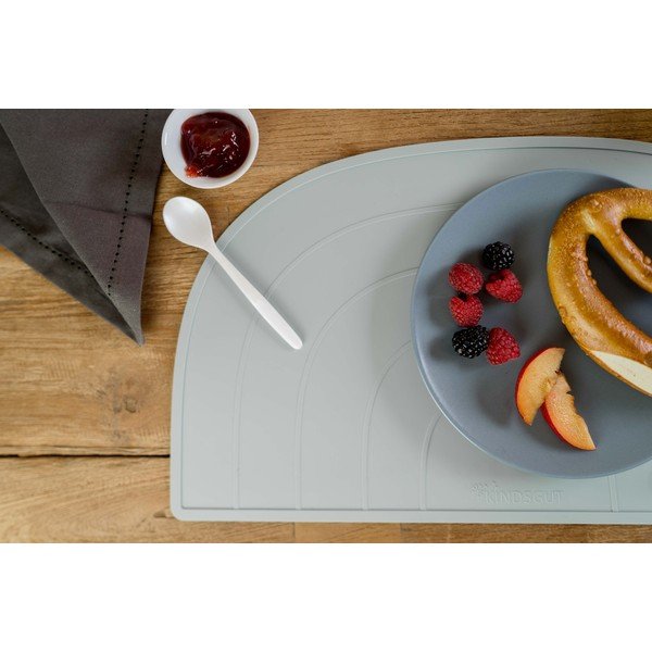 Tovaglietta Rainbow in silicone grigio, 47 x 26 cm - Kindsgut-image-1