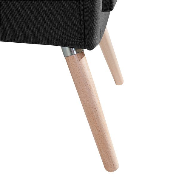 Poltrona nera Linea Alegro - Max Winzer-image-4