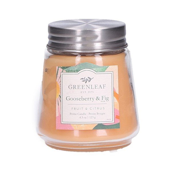 Candela profumata, durata di combustione 30 h Gooseberry And Fig - Greenleaf