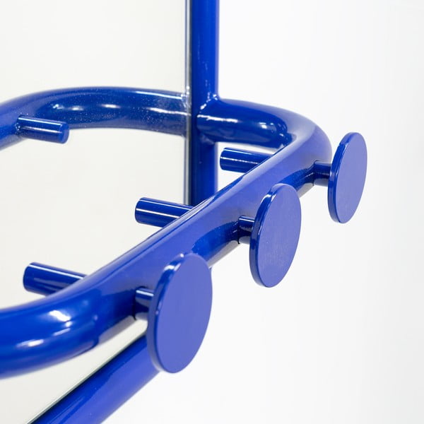 Pannello appendiabiti blu in metallo 35x60x11 cm Retro – Spinder Design-image-3