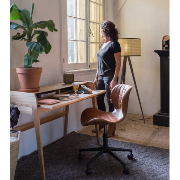 Sedia da ufficio marrone Sedia da ufficio OMG - Zuiver-image-1