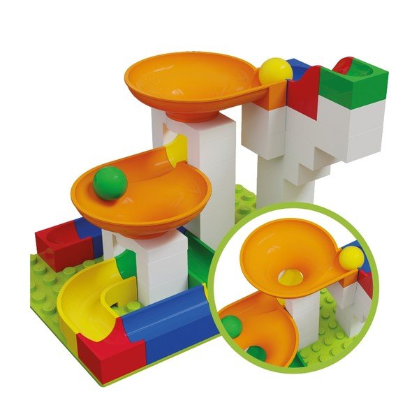 Set di parti aggiuntive per pista a sfere, 44 pezzi - Hubelino-image-1