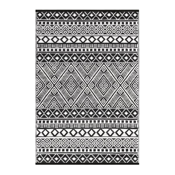 Tappeto da esterno bianco e nero Relic, 150 x 240 cm - Green Decore-image-1