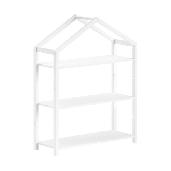Libreria per bambini bianca in pino massiccio 111x141x40 cm Dallas – Vipack